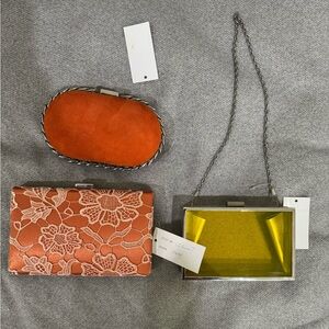 Orange and Yellow Clutch Set